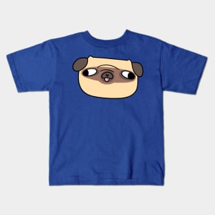 Simple Pug Face Kids T-Shirt